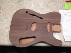 guitar mill tele style rosewood